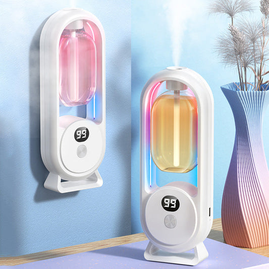 ✨ Difusor de Aromaterapia Automático – fragrância contínua sem preocupação, para sua casa cheirar bem o dia todo! 🌸💨