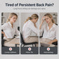 🪑 Almofada de assento ergonómica em espuma viscoelástica com suporte para as costas – Mantenha-se confortável durante todo o dia, perfeita para escritório, carro e casa ✨