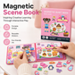 ☃️ 🧒 Livro Sensorial Magnético Infantil – Puzzles dobráveis, design magnético, educativo e divertido – estimula a criatividade e as capacidades de aprendizagem em meninos e meninas 👧✨
