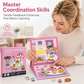 ☃️ 🧒 Livro Sensorial Magnético Infantil – Puzzles dobráveis, design magnético, educativo e divertido – estimula a criatividade e as capacidades de aprendizagem em meninos e meninas 👧✨