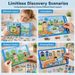 ☃️ 🧒 Livro Sensorial Magnético Infantil – Puzzles dobráveis, design magnético, educativo e divertido – estimula a criatividade e as capacidades de aprendizagem em meninos e meninas 👧✨