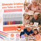 🖊️ Canetas gel com glitter – brilho e cor para suas criações! ✨