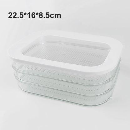 🎉 Promoção de 2026 — Mais de 37.000 unidades vendidas! 🥡 Recipiente transparente e empilhável para guardar alimentos no frigorífico — com tampa hermética 🧊