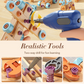💞Mais de 50.000 unidades vendidas! 🔧🧒 50% de desconto! Kit de Ferramentas Educativas DIY para Crianças - Conjunto de Construção STEM, inclui berbequim, mais de 124 peças e caixa organizadora 🛠️✨