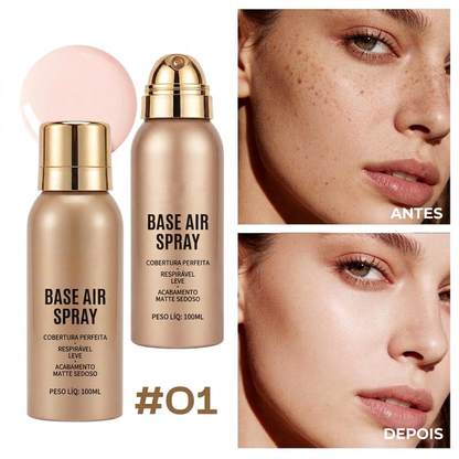 💄 Base de maquiagem em spray airless – impermeável e com acabamento perfeito! ✨💦