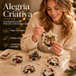 🎁 Compre 1 e ganhe 1 grátis! 🎄 Conjunto de enfeites pendurados para pintura de Natal DIY – crie sua própria decoração natalina! 🎨✨