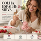 🎁 Compre 2 e ganhe 1 grátis! 🥄 Colher de sobremesa de aço inoxidável com cabo longo ergonômico – praticidade e conforto à mesa! ✨