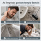 ✂️ Capa de corte de cabelo respirável, tamanho médio, cinza – para adultos, perfeita para corte e tingimento! 💇‍♂️✨