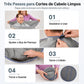 ✂️ Capa de corte de cabelo respirável, tamanho médio, cinza – para adultos, perfeita para corte e tingimento! 💇‍♂️✨