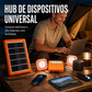 ☀️ Sistema de energia solar portátil com 2 luzes LED – energia e iluminação onde você precisar! 🔋✨