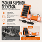 ☀️ Sistema de energia solar portátil com 2 luzes LED – energia e iluminação onde você precisar! 🔋✨