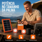 ☀️ Sistema de energia solar portátil com 2 luzes LED – energia e iluminação onde você precisar! 🔋✨