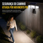 ☀️ Lâmpada Solar com Sensor de Movimento de 3 Cabeças – Iluminação Inteligente Onde Você Precisa! ✨🔦
