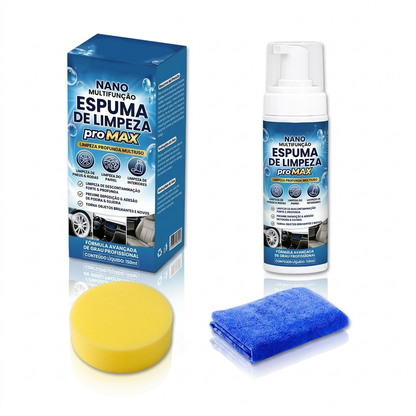 🚗✨ Limpador de Espuma Multifuncional para Couro de Interior de Carro – 150ml! Deixe Seu Interior Como Novo!