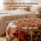 🛋️ 50% DE DESCONTO! 📦 🪑 Pufe de couro sintético – 2 em 1: assento e porta-objetos