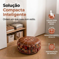 🛋️ 50% DE DESCONTO! 📦 🪑 Pufe de couro sintético – 2 em 1: assento e porta-objetos