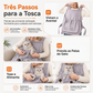 🐱 50% DE DESCONTO POR TEMPO LIMITADO 🥻 Avental de cuidado para animais de estimação — com aberturas para as patas, resistente a arranhões, permite cuidar da pelagem sem usar as mãos