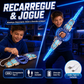 ⚔️ Espada de Brinquedo Recarregável de Lâmina Dupla com Luz – Diversão Brilhante e Cheia de Poder! ✨🔥