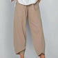 👖 Calça Vintage de Linho e Algodão com Cintura Elástica Assimétrica – Design Único, Conforto e Estilo Funcional para o Dia a Dia! 🌸✨